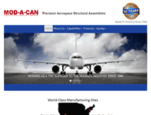 Tablet Screenshot of modacan.com